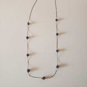 Long Necklace with "Disco Ball" detail